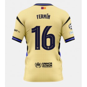 Herren Fußballbekleidung Barcelona Fermin Lopez #16 Auswärtstrikot 2025-26 Kurzarm